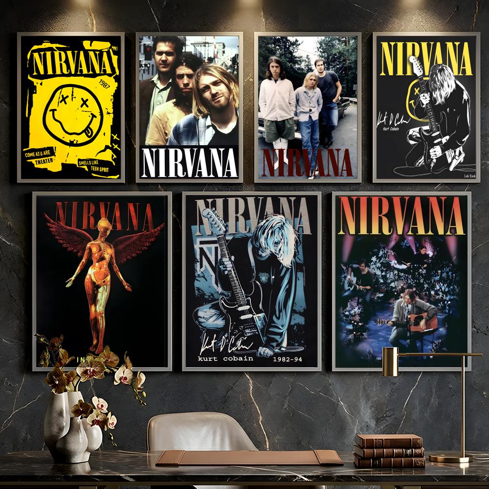 Star Map Poster - Nirvana Poster --HD-- Self-Adhesive Waterproof High-Toughness