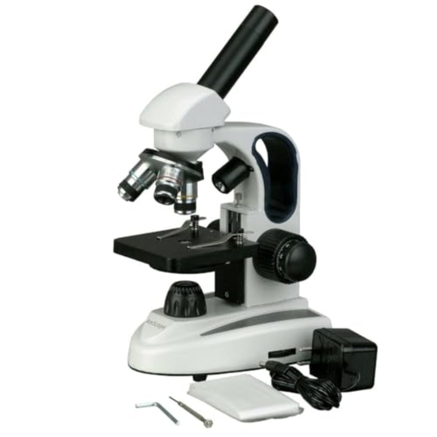 Microscope Compound 40X - Cordless Compound Microscope with WF10x and