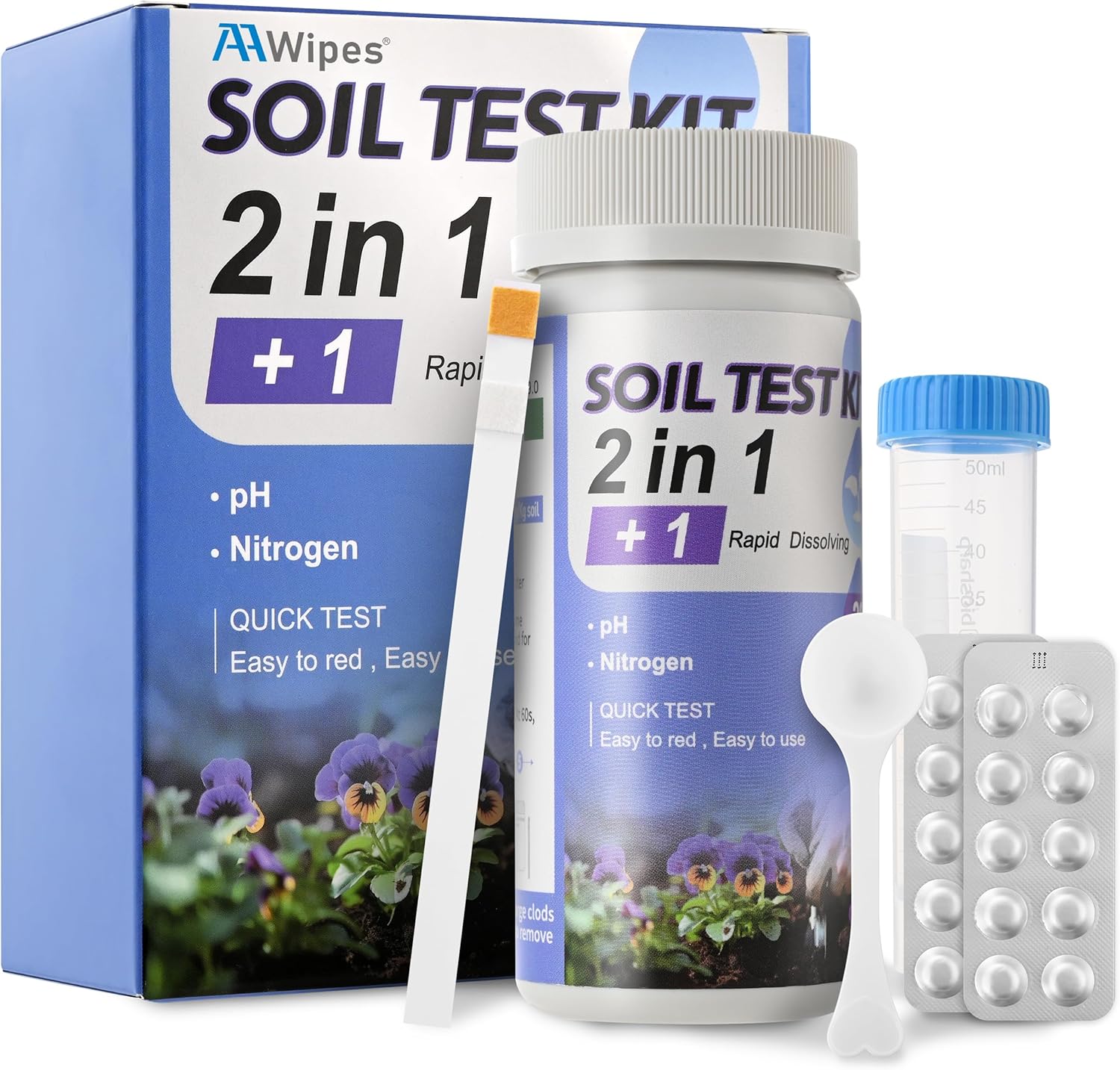 Ph Strip Test - Soil Test Kit pH & Nitrogen