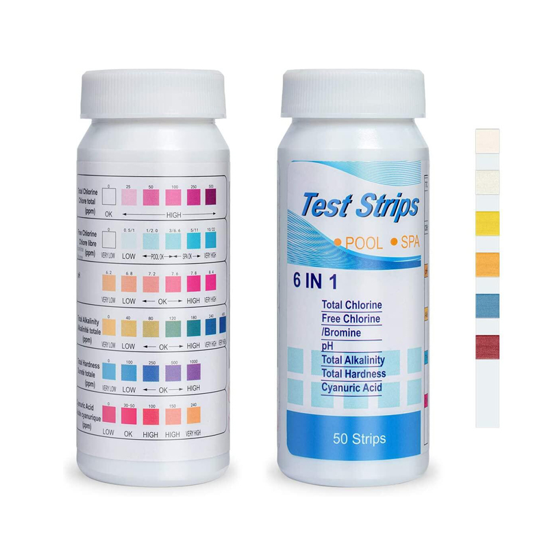 6 In 1 Chlorine PH Test Strips - Ph Strip Test incelemesi ve fiyatı
