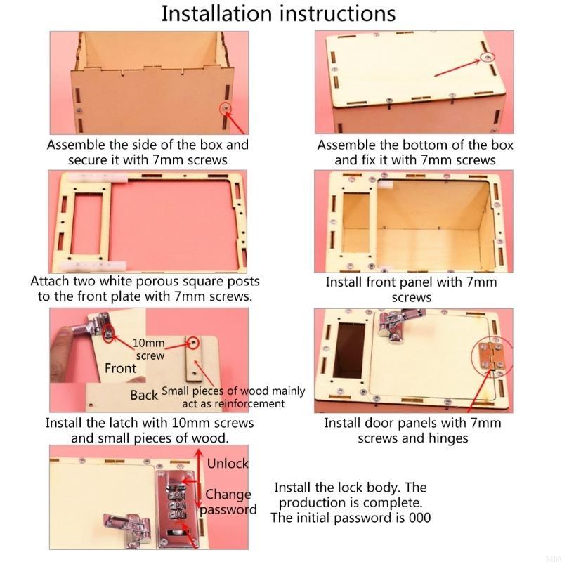 54DA DIY Strongbox Making Kits - Science Project Toys Making incelemesi ve fiyatı