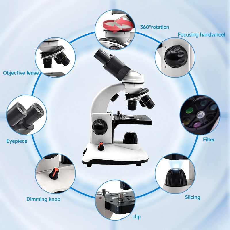 40X-1280X Compound Binocular M - Microscope Compound 40X incelemesi ve fiyatı