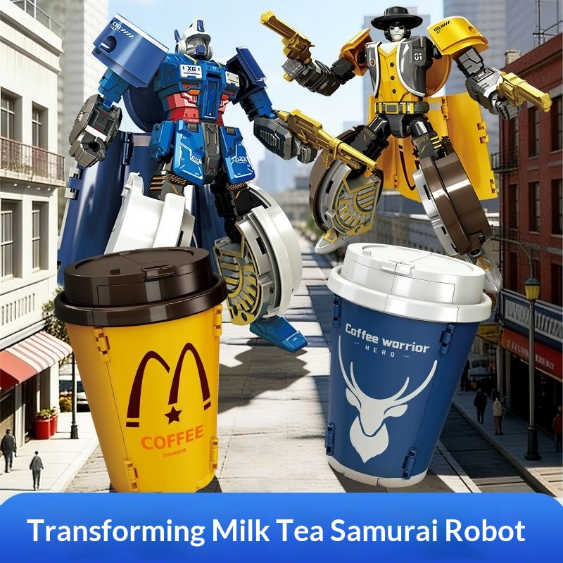 Transforming toy milk tea warr - Science Robotics incelemesi ve fiyatı
