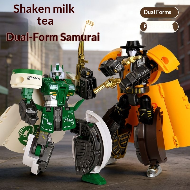 Transforming toy milk tea warr - Science Robotics incelemesi ve fiyatı