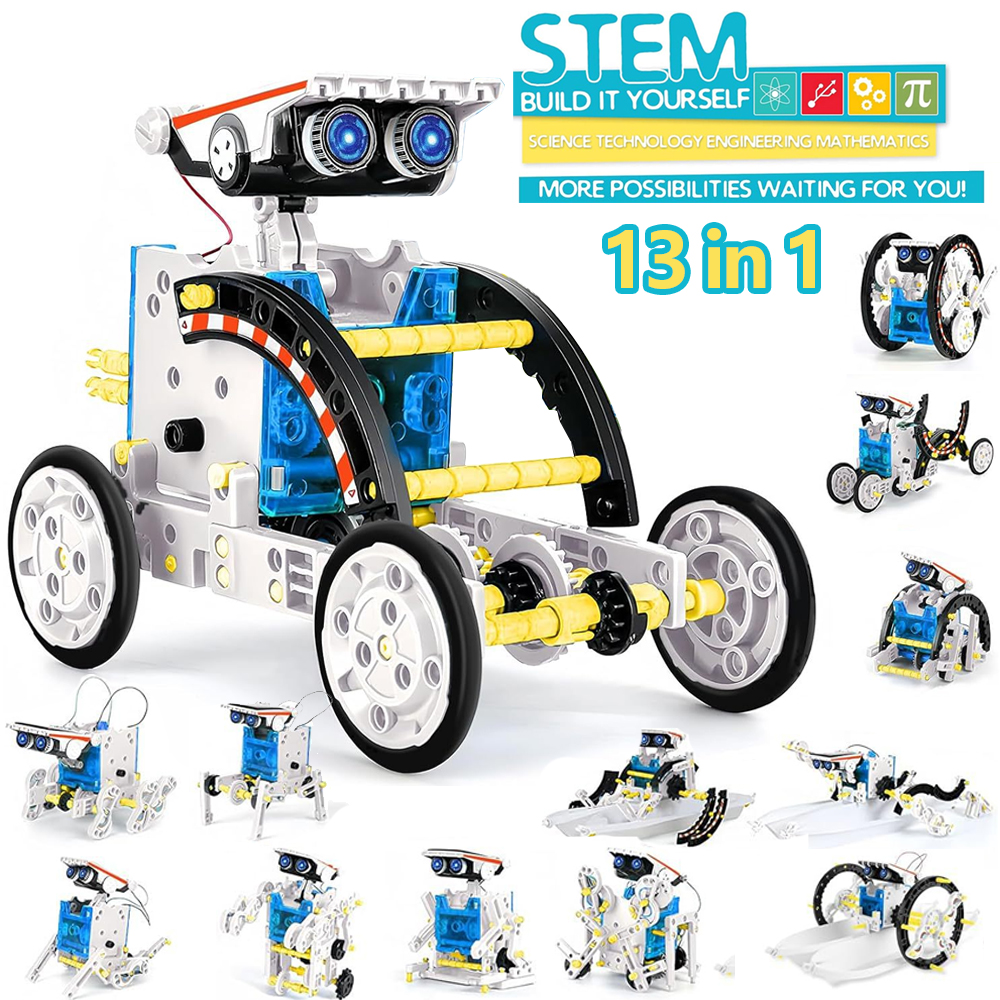 13-in-1 Solar Robot Kits DIY B - Science Project Robot incelemesi ve fiyatı