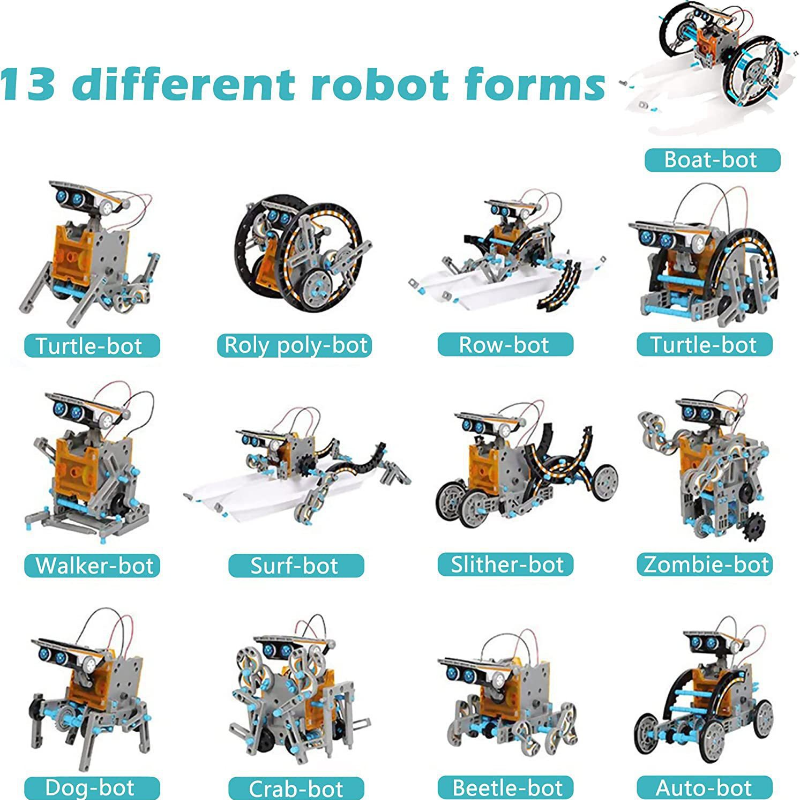 13-in-1 Solar Powered Robot Ki - Science Project Robot incelemesi ve fiyatı