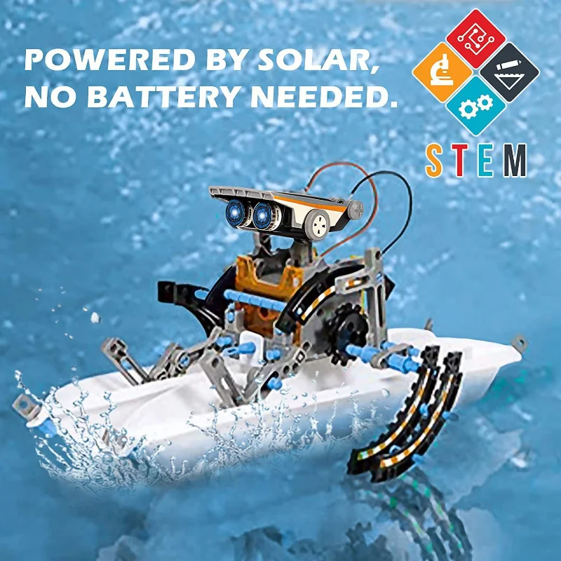 13-in-1 Solar Powered Robot Ki - Science Project Robot incelemesi ve fiyatı