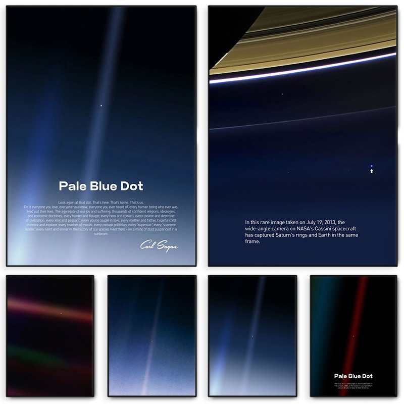 Pale Blue Dot Print Poster Voy - Star Map Poster incelemesi ve fiyatı