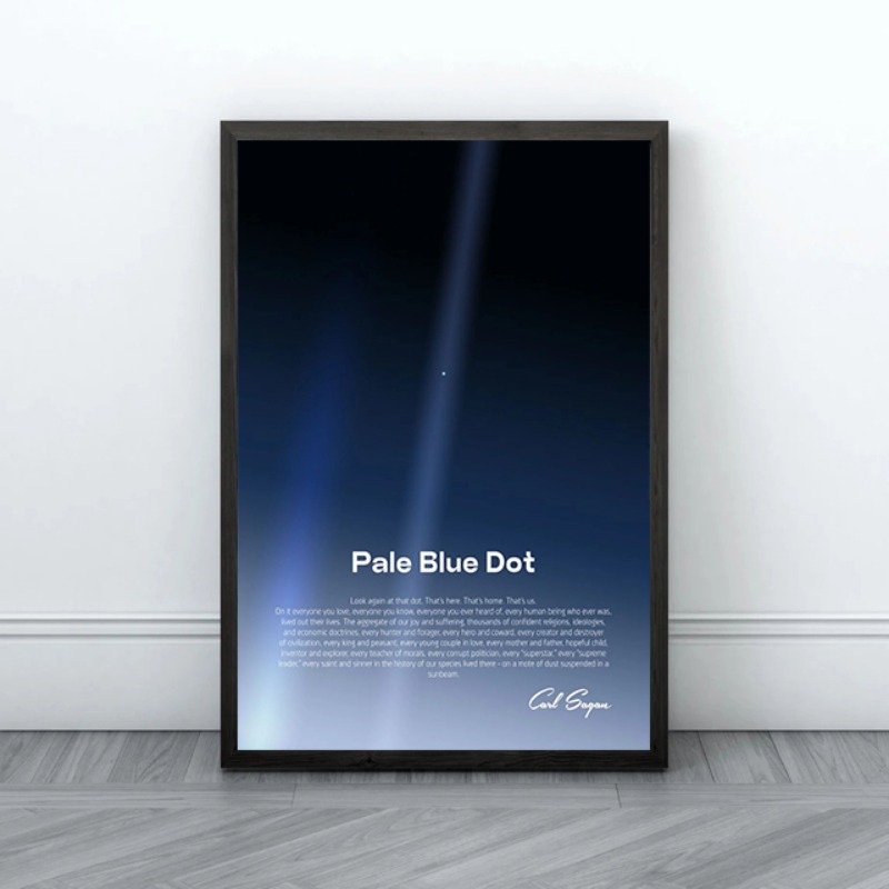 Pale Blue Dot Print Poster Voy - Star Map Poster incelemesi ve fiyatı