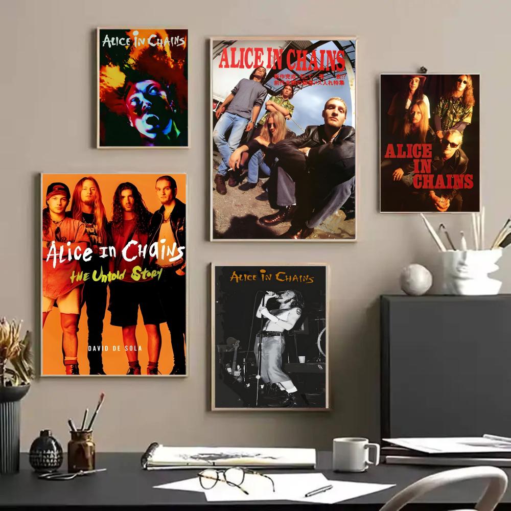 A-Alice in Chains Band Poster  - Star Map Poster incelemesi ve fiyatı