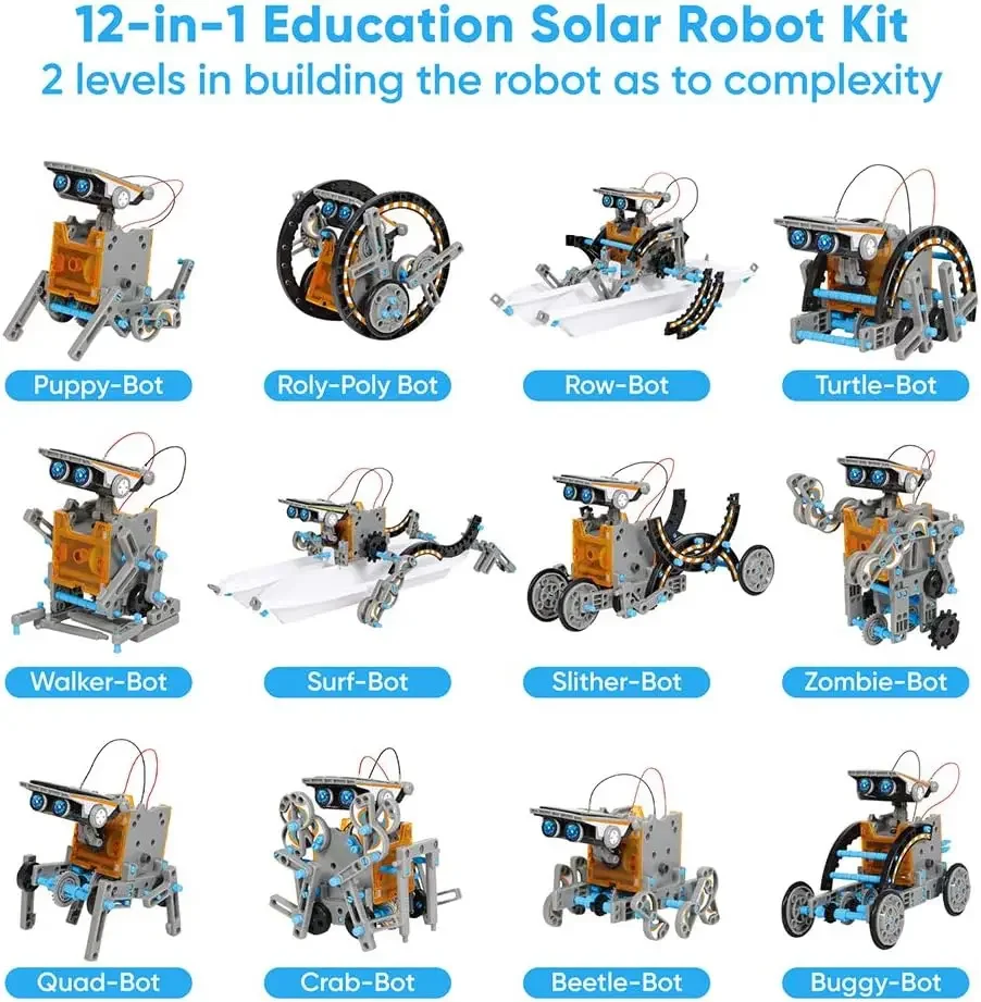13-in-1 Education Solar Robot  - Science Project Robot incelemesi ve fiyatı