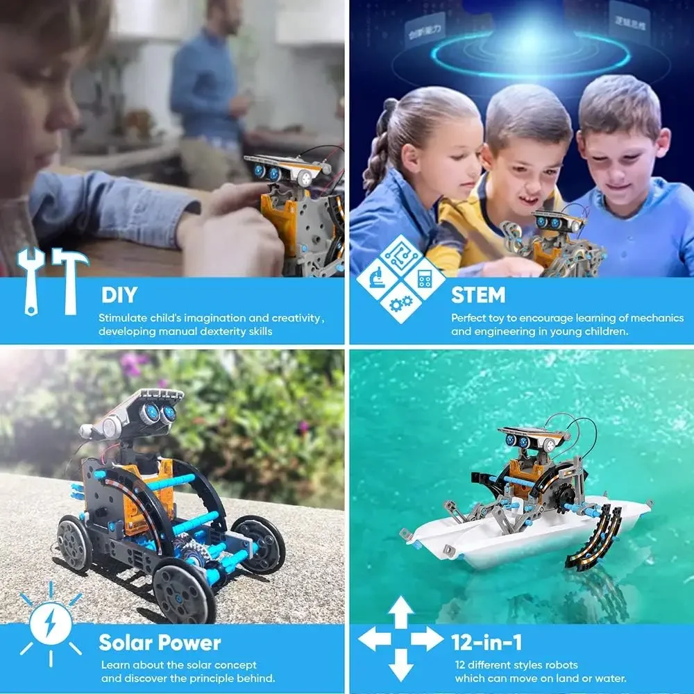 13-in-1 Education Solar Robot  - Science Project Robot incelemesi ve fiyatı