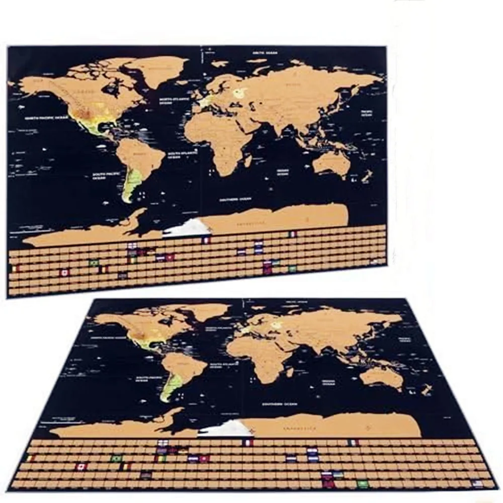 New Deluxe Travel Scratch Worl - Star Map Poster incelemesi ve fiyatı