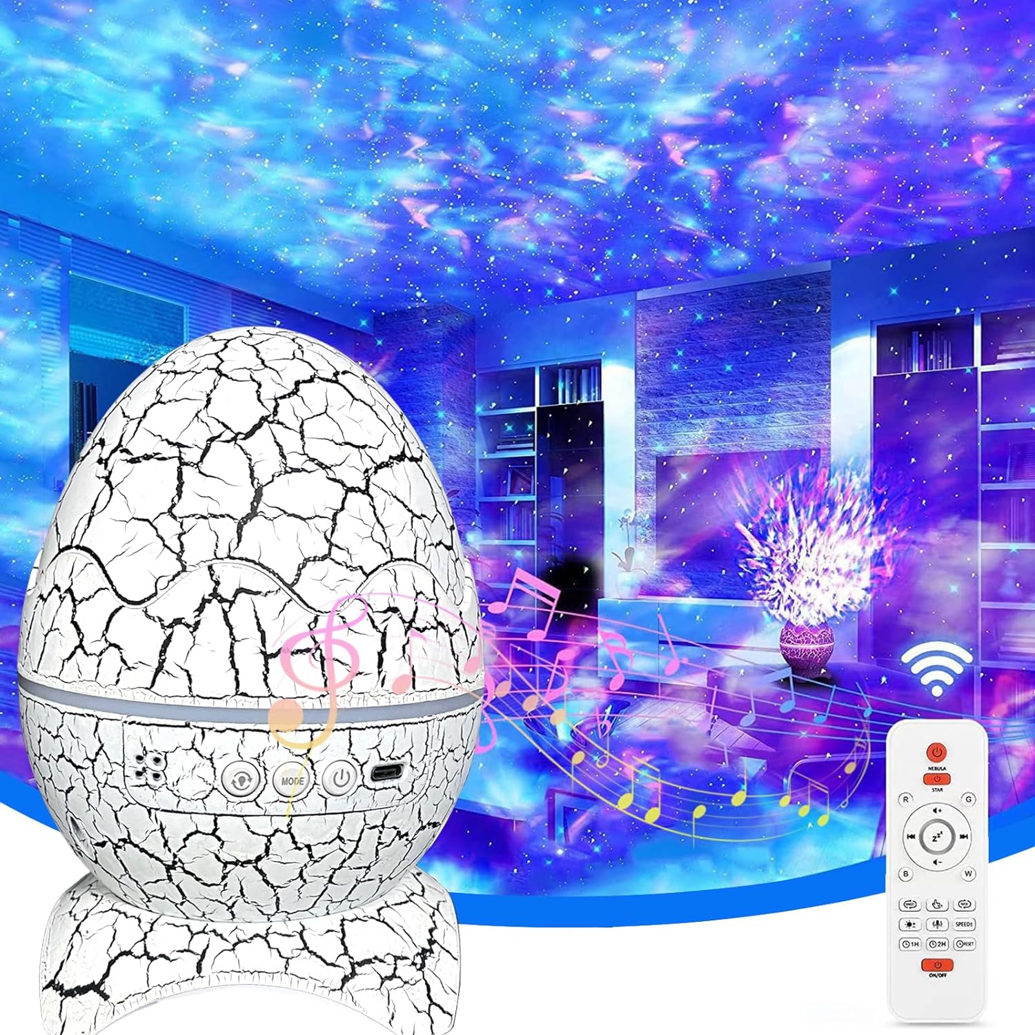 Dinosaur Egg Galaxy Projector  - Planetarium Projector Home incelemesi ve fiyatı