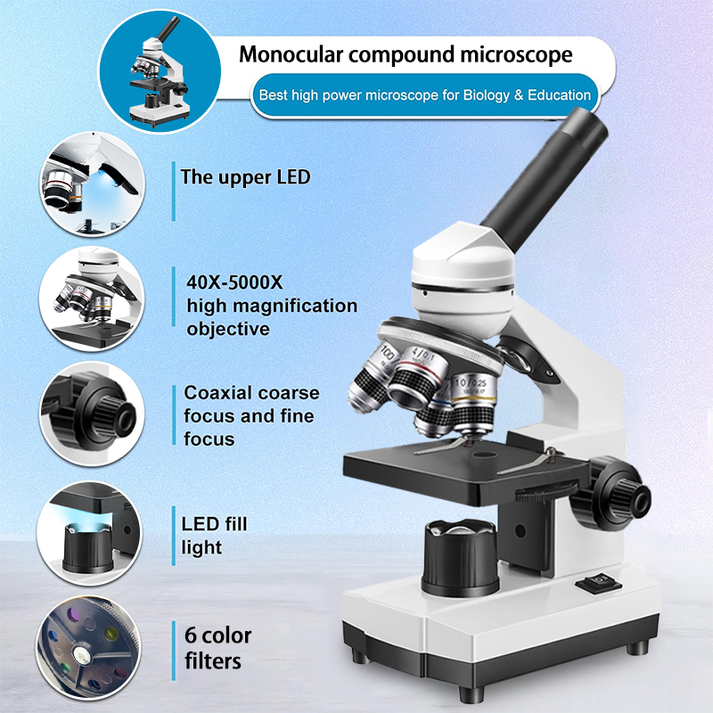40X-5000X Compound Monocular M - Microscope Compound 40X incelemesi ve fiyatı
