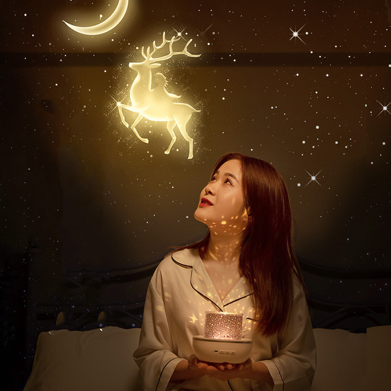 Rotating Sky Moon Lamp Galaxy  - Planetarium Projector Home incelemesi ve fiyatı
