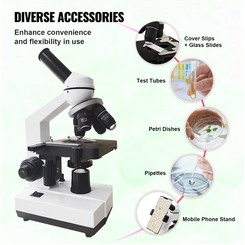 40X-2500X Professional Binocul - Microscope Compound 40X incelemesi ve fiyatı