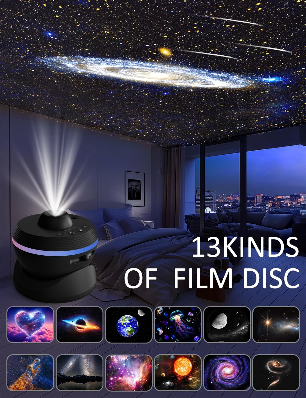 13 in 1 Galaxy Star Projector  - Planetarium Projector Home incelemesi ve fiyatı