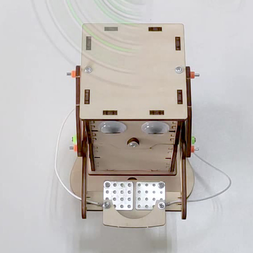 Robot Eating Coin Wood DIY Mod - Science Project Robot incelemesi ve fiyatı