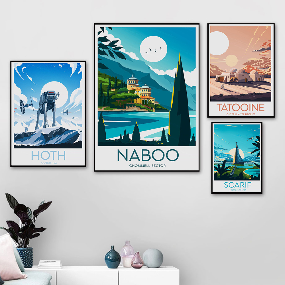 Minimalist Wars Movie Poster T - Star Map Poster incelemesi ve fiyatı