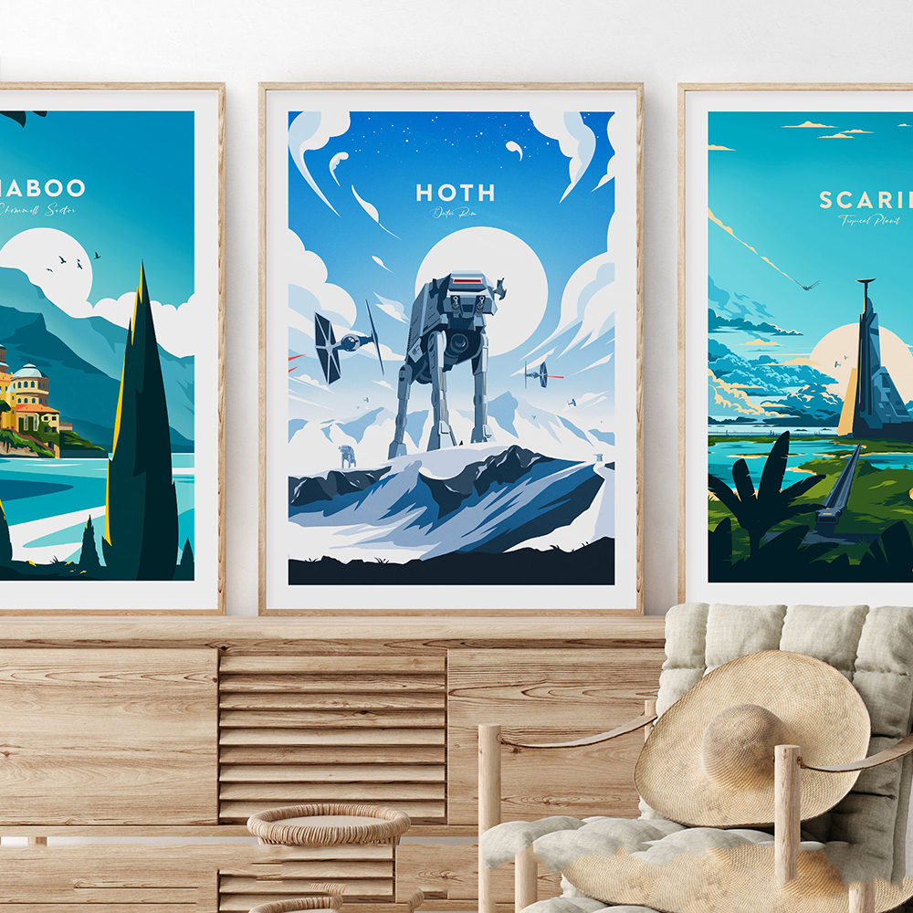 Minimalist Wars Movie Poster T - Star Map Poster incelemesi ve fiyatı