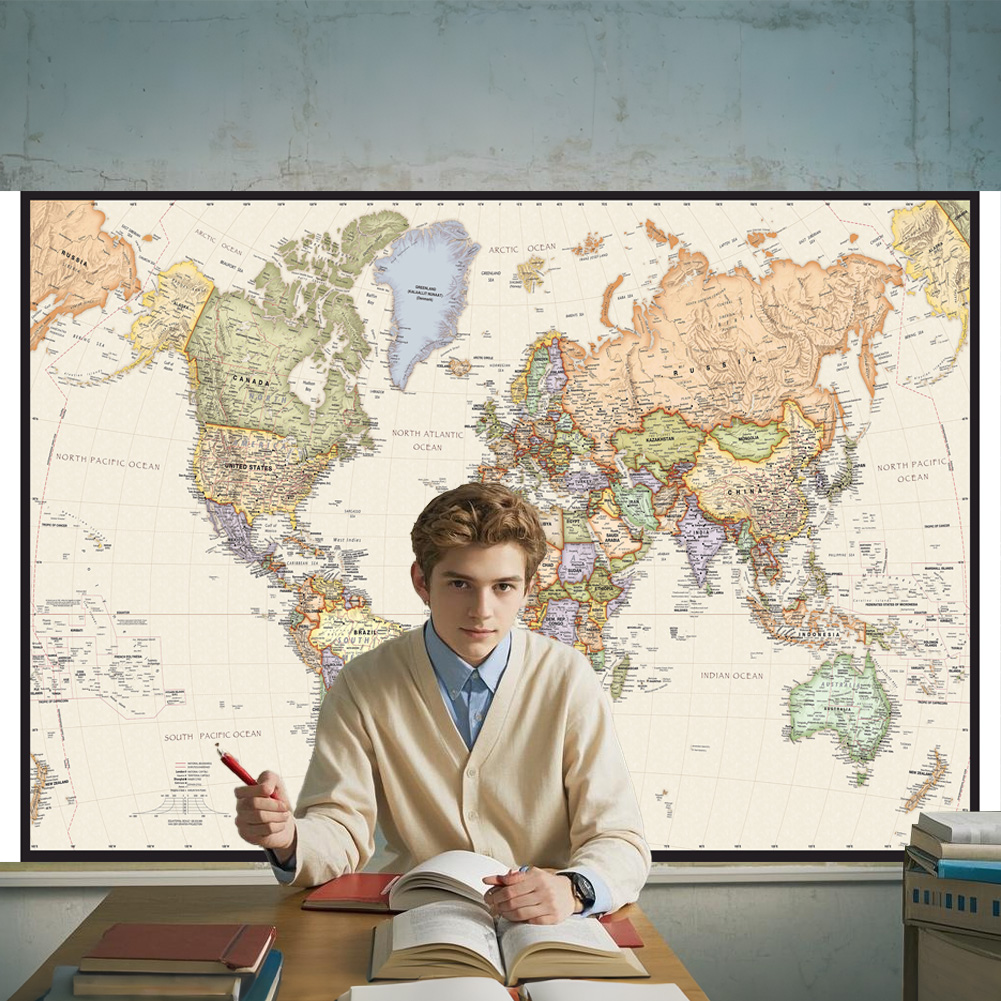 127x81cm/50x32inch Vintage Wor - Star Map Poster incelemesi ve fiyatı