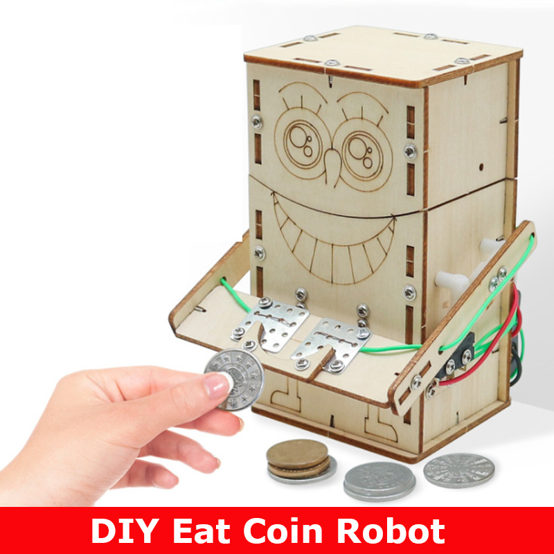 Wooden Electric Powered Eat Co - Science Robot incelemesi ve fiyatı