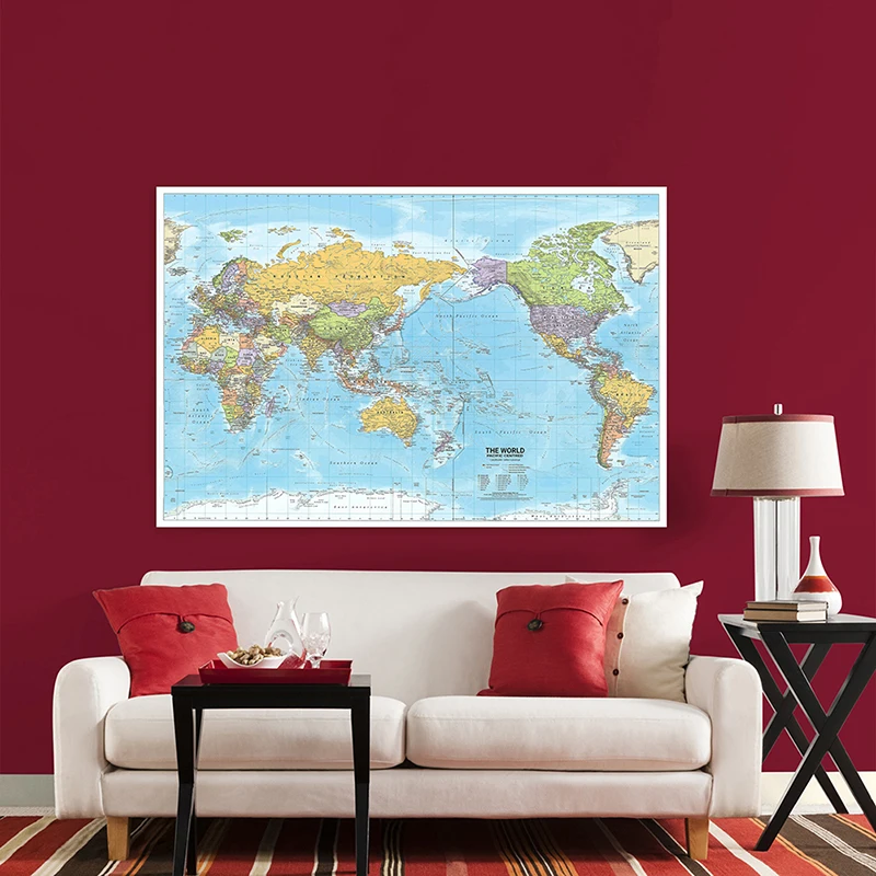 World Map 2012 Fabric Large Po - Star Map Poster incelemesi ve fiyatı