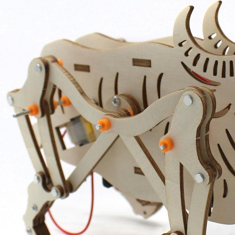 Wooden Mechanical Robot Cattle - Science Project Robot incelemesi ve fiyatı