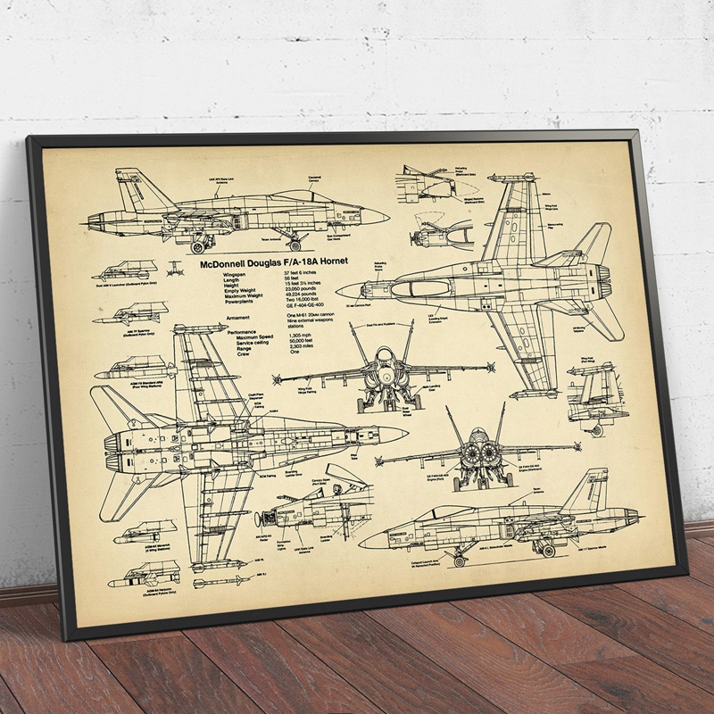 Air Force Plane F18 Hornet Pat - Star Map Poster incelemesi ve fiyatı