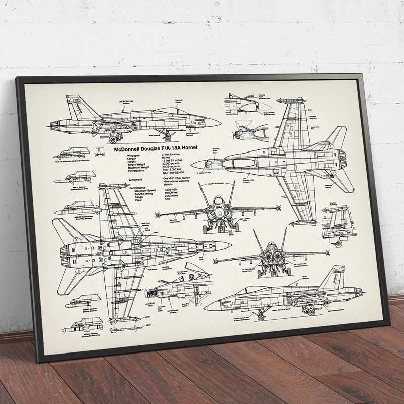 Air Force Plane F18 Hornet Pat - Star Map Poster incelemesi ve fiyatı