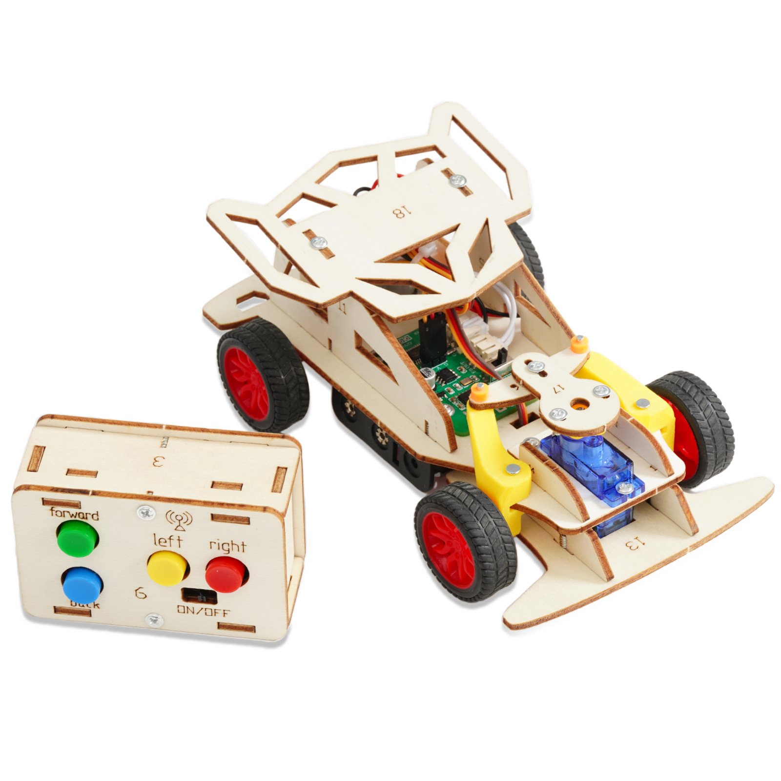 STEM DIY Car Radio Robot Light - Science Project Robot incelemesi ve fiyatı