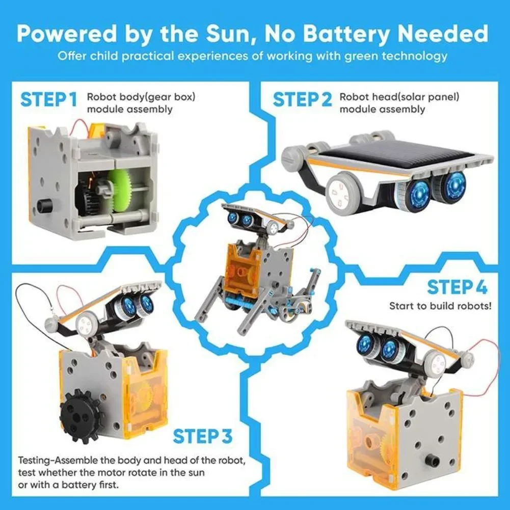 13 in 1 Solar Powered Robot Sc - Science Robot incelemesi ve fiyatı
