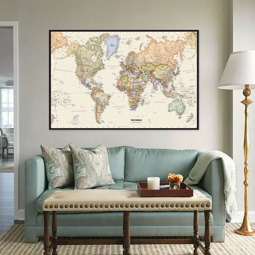 Vintage Hanging Poster World M - Star Map Poster incelemesi ve fiyatı