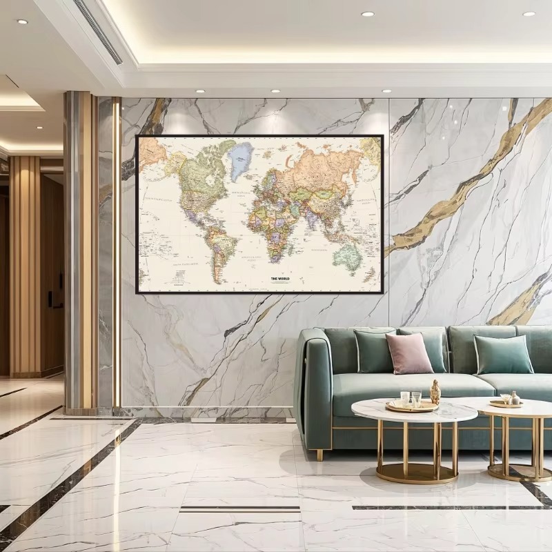 Vintage Hanging Poster World M - Star Map Poster incelemesi ve fiyatı