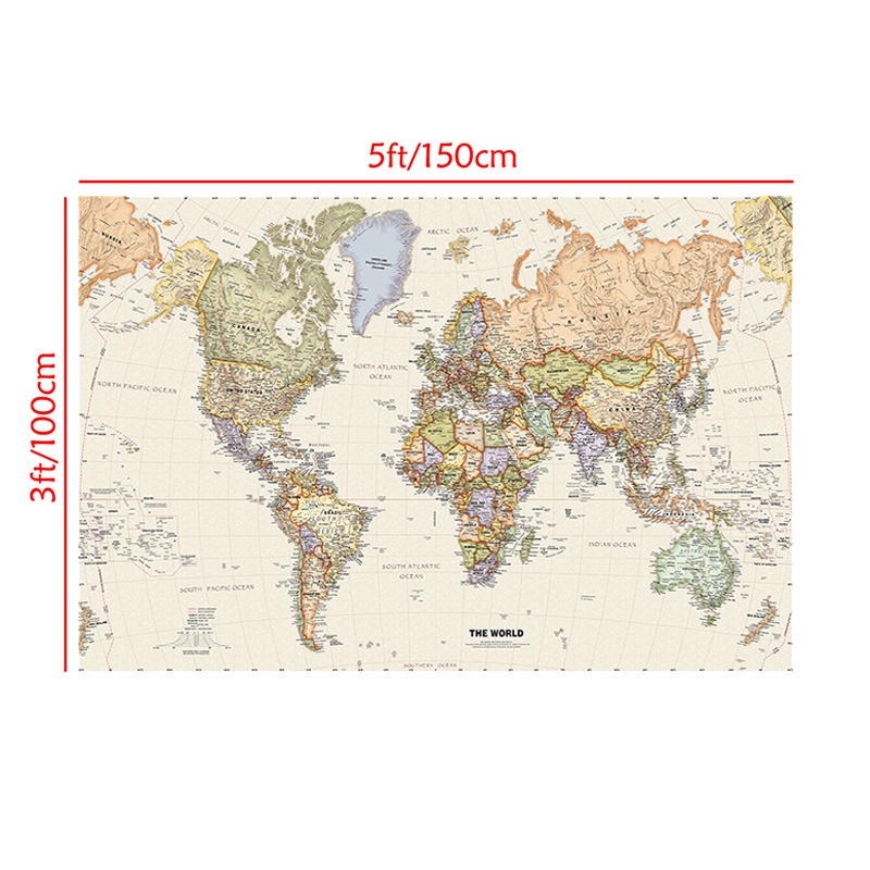 Vintage Hanging Poster World M - Star Map Poster incelemesi ve fiyatı
